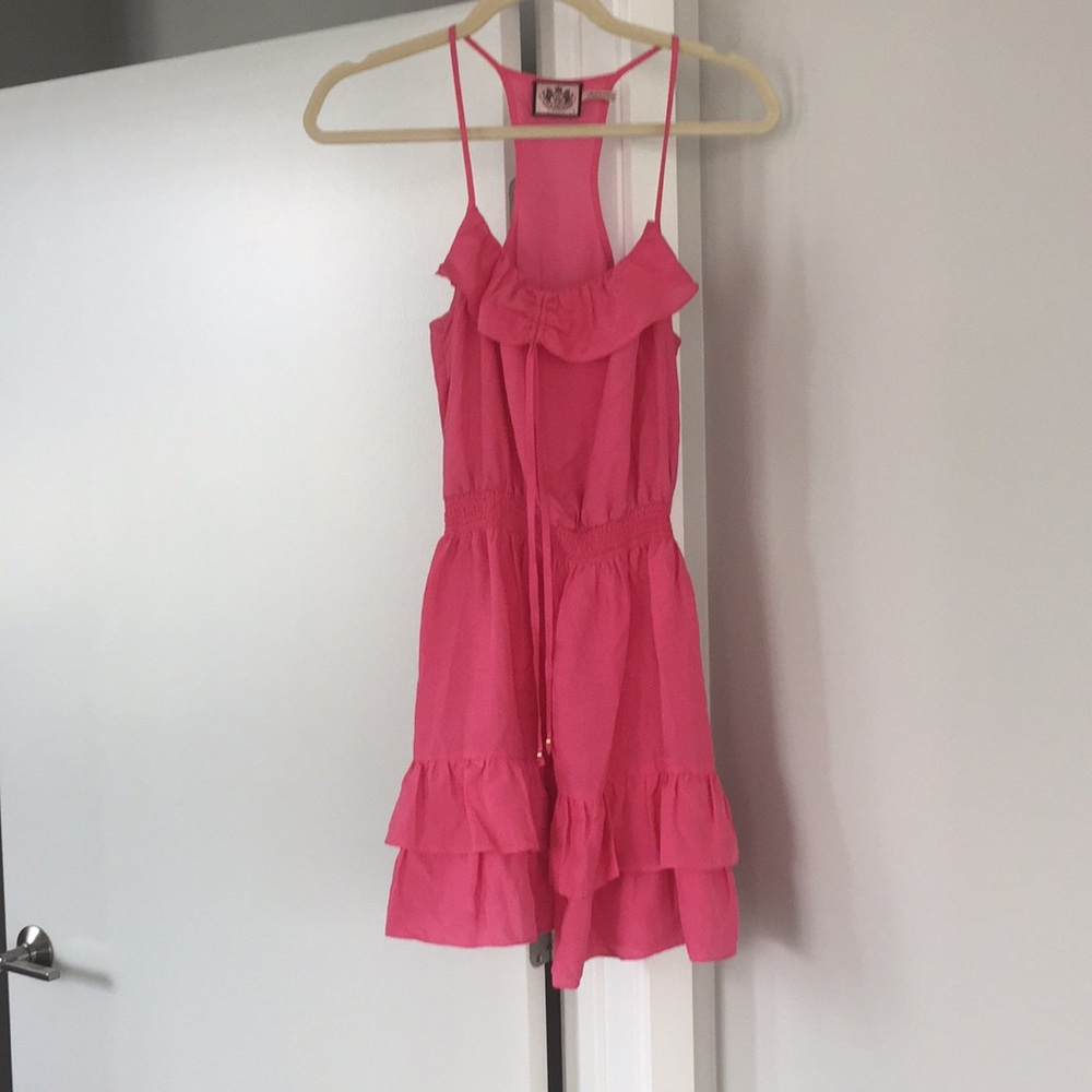 Juicy Couture 100% Silk Pink Dress